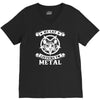 my cat listen to metal V-Neck Tee