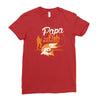 papa the fish whisperer Ladies Fitted T-Shirt