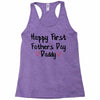 Happy First Father's Day Daddy Racerback Tank