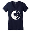 pitbull syndicate logo dogs Women's V-Neck T-Shirt