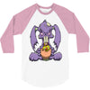 zombie bunny loves brains 3/4 Sleeve Shirt