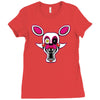 mangle head Ladies Fitted T-Shirt