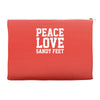 peace Love Accessory Pouches