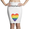 Worth The Wait Rainbow Pencil Skirts