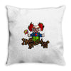 halloween clown Throw Pillow