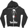 funny stars wars godfather parody yourfather mens Zipper Hoodie