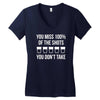 missed shots Women's V-Neck T-Shirt