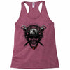 terror noise division Racerback Tank