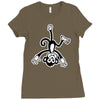 monkey Ladies Fitted T-Shirt
