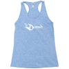 the damned band logo screen printed retro Racerback Tank