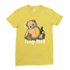 teddy beer Ladies Fitted T-Shirt