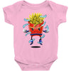saiyan fries Baby Bodysuit