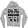 all men are created equal june Zipper Hoodie