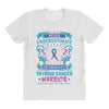 Never Underestimate the Strength of a Thyroid Cancer Warrior All Over Women's T-shirt