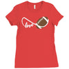 football infinity love Ladies Fitted T-Shirt