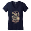 driver picks the music Women's V-Neck T-Shirt