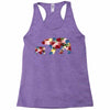 mama bear baby bear floral Racerback Tank