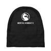 mortal kombat x dragon game logo Baby Beanies