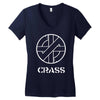 crass anarcho punk rock Women's V-Neck T-Shirt