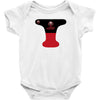 pool black red Baby Bodysuit