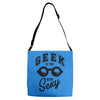 geek is the new sexy! Adjustable Strap Totes