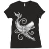 the squid vs Ladies Fitted T-Shirt