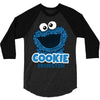 Cookie Monster 3/4 Sleeve Shirt