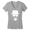 breaking bad heisenberg walter Women's V-Neck T-Shirt
