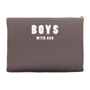 boys with abs Accessory Pouches