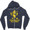 peanut butter jelly time banana Zipper Hoodie
