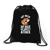 my neck my back my anxiety attack opossum guys tee Drawstring Bags