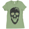 skull triangle Ladies Fitted T-Shirt