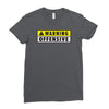 warning offensive mens funny Ladies Fitted T-Shirt