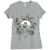 back to modern times Ladies Fitted T-Shirt