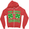 stop starting at my shamrocks Zipper Hoodie
