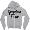 grandma bear Zipper Hoodie