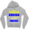 proud dad nurse Zipper Hoodie