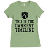 this is the darkest timeline Ladies Fitted T-Shirt
