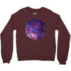 d20 galaxy Crewneck Sweatshirt