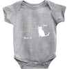 black cat magic Baby Onesie