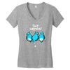 shit happens Women's V-Neck T-Shirt