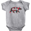 Floral Baby Bear Baby Bodysuit