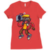 rockin out with gary wolfman Ladies Fitted T-Shirt