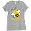 bee happy Ladies Fitted T-Shirt