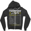 February Girl Facts Aquarius Zipper Hoodie