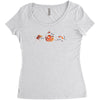 spooky kitties Women's Triblend Scoop T-shirt