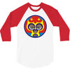 lucha libre    yellow 3/4 Sleeve Shirt
