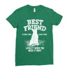 Best Friend Bull Terrier Ladies Fitted T-Shirt