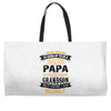 Super Cool Papa Of A Freaking Awesome Grandson Weekender Totes