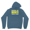 born to drum forced to work Hoodie